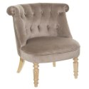 Fotel Sixtine velvet beżowy ciemny Fotel Sixtine velvet beżowy ciemny