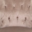Fotel Sixtine velvet beżowy ciemny Fotel Sixtine velvet beżowy ciemny