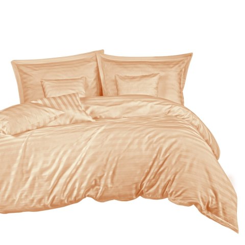 Pościel satyna bambusowo-bawełniana (P) STRIPE BEIGE/220x200 +2x70x80 z listwą +4x40x40 BAMBOO Pościel satyna bambusowo-bawełniana (P) STRIPE BEIGE/220x200 +2x70x80 z listwą +4x40x40 BAMBOO