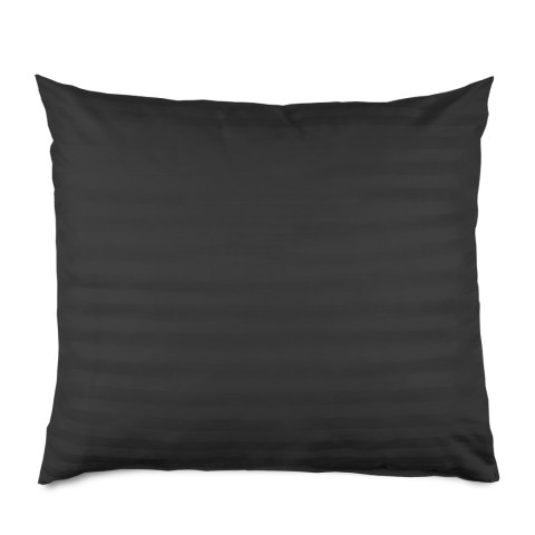Poszewka satyna bambusowo-bawełniana STRIPE BLACK/50x60 Poszewka satyna bambusowo-bawełniana STRIPE BLACK/50x60