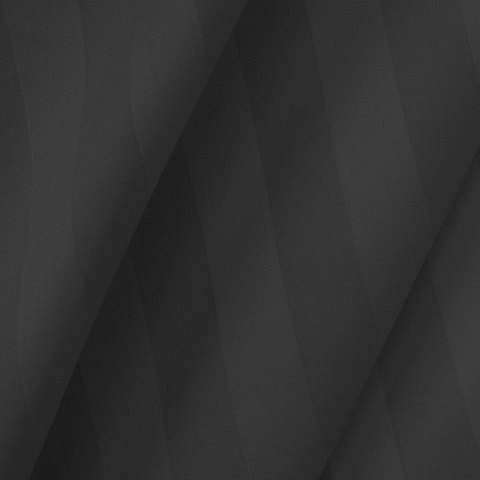 Poszewka satyna bambusowo-bawełniana STRIPE BLACK/70x80 z listwą Poszewka satyna bambusowo-bawełniana STRIPE BLACK/70x80 z listwą