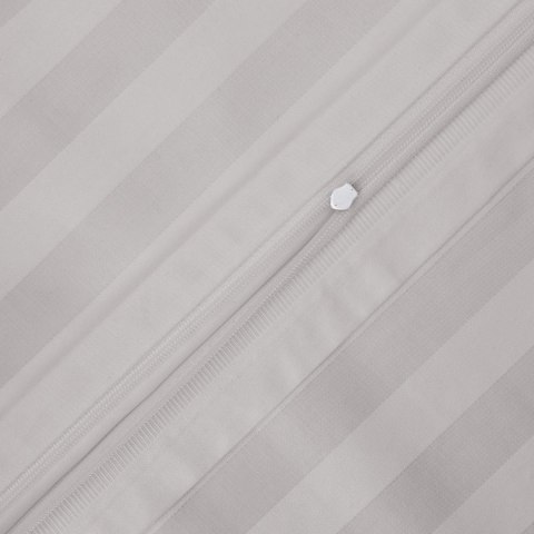 Poszewka satyna bambusowo-bawełniana STRIPE GREY/70x80 z listwą Poszewka satyna bambusowo-bawełniana STRIPE GREY/70x80 z listwą