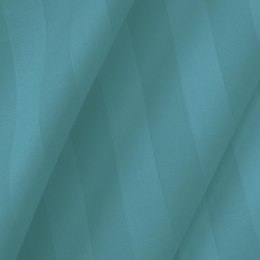 Poszewka satyna bambusowo-bawełniana STRIPE SEA TURQUOISE/40x40
