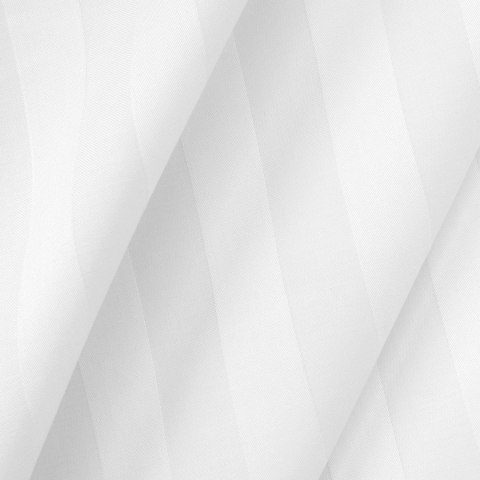 Poszewka satyna bambusowo-bawełniana STRIPE WHITE/40x40 Poszewka satyna bambusowo-bawełniana STRIPE WHITE/40x40