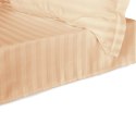 Prześcieradło satyna bambusowo-bawełniana STRIPE BEIGE/160x240 Prześcieradło satyna bambusowo-bawełniana STRIPE BEIGE/160x240