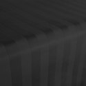 Prześcieradło satyna bambusowo-bawełniana STRIPE BLACK/220x260 Prześcieradło satyna bambusowo-bawełniana STRIPE BLACK/220x260
