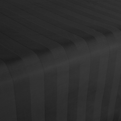 Prześcieradło satyna bambusowo-bawełniana STRIPE BLACK/220x260 Prześcieradło satyna bambusowo-bawełniana STRIPE BLACK/220x260