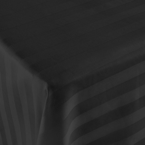 Prześcieradło satyna bambusowo-bawełniana STRIPE BLACK/220x260 Prześcieradło satyna bambusowo-bawełniana STRIPE BLACK/220x260