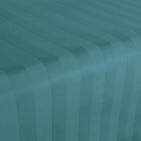 Prześcieradło satyna bambusowo-bawełniana STRIPE SEA TURQUOISE/220x260 Prześcieradło satyna bambusowo-bawełniana STRIPE SEA TURQUOISE/220x260