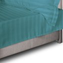 Prześcieradło satyna bambusowo-bawełniana STRIPE SEA TURQUOISE/220x260 Prześcieradło satyna bambusowo-bawełniana STRIPE SEA TURQUOISE/220x260