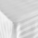 Prześcieradło satyna bambusowo-bawełniana STRIPE WHITE/160x240 Prześcieradło satyna bambusowo-bawełniana STRIPE WHITE/160x240