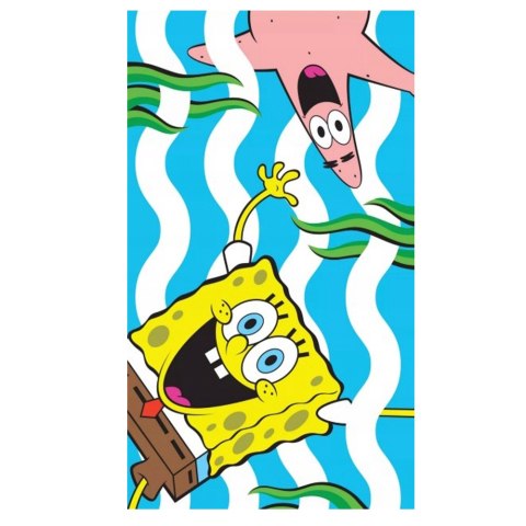Ręcznik przedszkolny dla dziecka 30x50 SpongeBob lato Ręcznik przedszkolny dla dziecka 30x50 SpongeBob lato