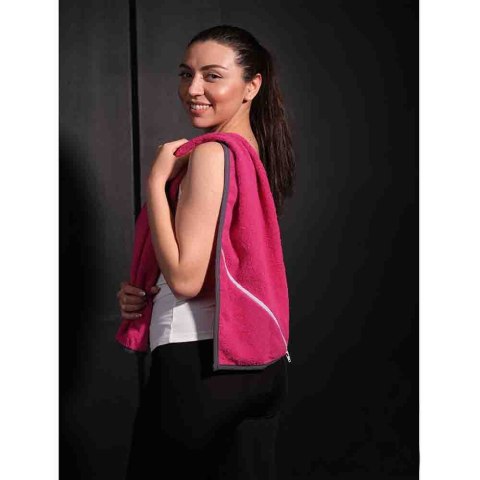 Ręcznik sport z kieszonką 30x110 fuksja Ręcznik sport z kieszonką 30x110 fuksja