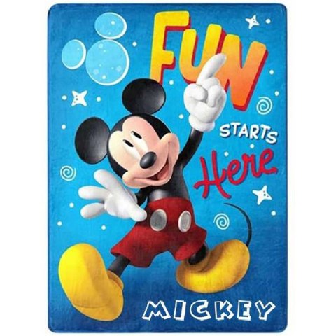 Koc polarowy 100x140 Myszka Mickey Koc polarowy 100x140 Myszka Mickey