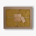 Pościel bawełniana ECRU OLIVE/220x200(P) STONEWASHED Pościel bawełniana ECRU OLIVE/220x200(P) STONEWASHED