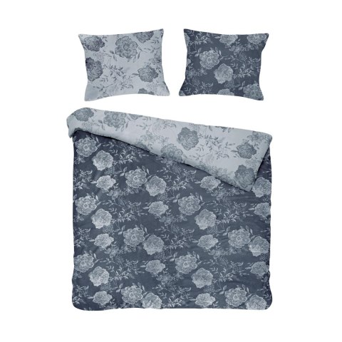 Pościel bawełniana FLORY BLUE/160x200 COTTONLOVE JACQUARD Pościel bawełniana FLORY BLUE/160x200 COTTONLOVE JACQUARD
