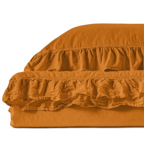 Pościel bawełniana SUDAN BROWN/220x200(P) STONEWASHED Pościel bawełniana SUDAN BROWN/220x200(P) STONEWASHED