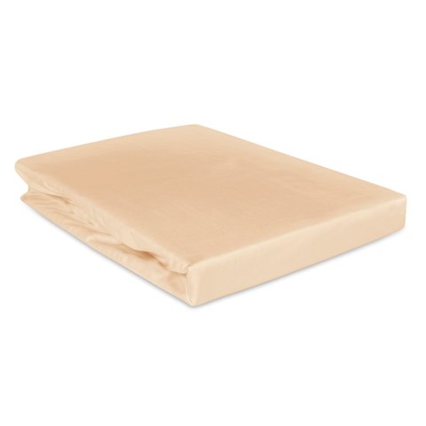 Prześcieradło satyna bawełniana z gumką jasny beż 044/200x220 Prześcieradło satyna bawełniana z gumką jasny beż 044/200x220