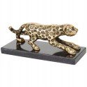 FIGURA ZŁOTA PANTERA NA MARMUROWEJ PODSTAWIE 21 x 9 x 8.5 cm Glamour LOFT FIGURA ZŁOTA PANTERA NA MARMUROWEJ PODSTAWIE 21 x 9 x 8.5 cm Glamour LOFT