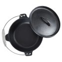 Kociołek żeliwny z pokrywką 25 cm, 3,5 l Kociołek żeliwny z pokrywką 25 cm, 3,5 l