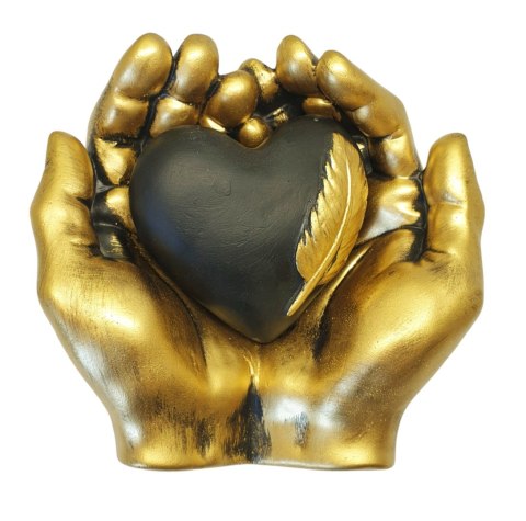 SERCE NA DŁONIACH FIGURKA 14 x 14,5 x 7 SERCE NA DŁONIACH FIGURKA 14 x 14,5 x 7