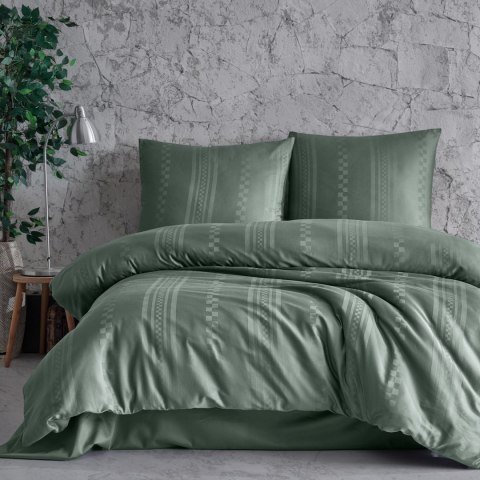Pościel satyna bawełniana CAPITAL GREEN/200x220 EXCLUSIVE Pościel satyna bawełniana CAPITAL GREEN/200x220 EXCLUSIVE