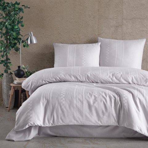 Pościel satyna bawełniana CAPITAL LIGHT GREY/140x200+1posz. 70x80 EXCLUSIVE Pościel satyna bawełniana CAPITAL LIGHT GREY/140x200+1posz. 70x80 EXCLUSIVE
