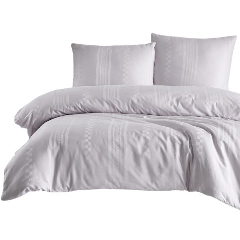 Pościel satyna bawełniana CAPITAL LIGHT GREY/140x200+1posz. 70x80 EXCLUSIVE Pościel satyna bawełniana CAPITAL LIGHT GREY/140x200+1posz. 70x80 EXCLUSIVE