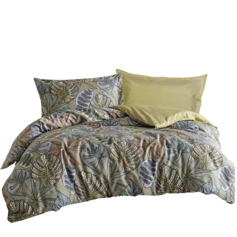 Pościel satyna bawełniana(P) GRETA GREEN/220x200 LUXURY PREMIUM Pościel satyna bawełniana(P) GRETA GREEN/220x200 LUXURY PREMIUM