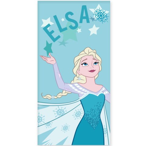 Ręcznik bawełniany 70x140 Frozen Elsa niebieski Ręcznik bawełniany 70x140 Frozen Elsa niebieski