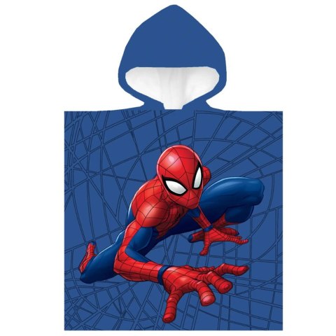 Ręcznik bawełniany ponczo z kapturem 50x100 Spiderman Ręcznik bawełniany ponczo z kapturem 50x100 Spiderman