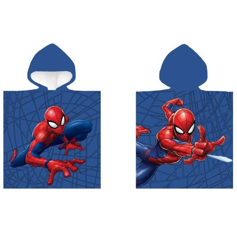 Ręcznik bawełniany ponczo z kapturem 50x100 Spiderman Ręcznik bawełniany ponczo z kapturem 50x100 Spiderman