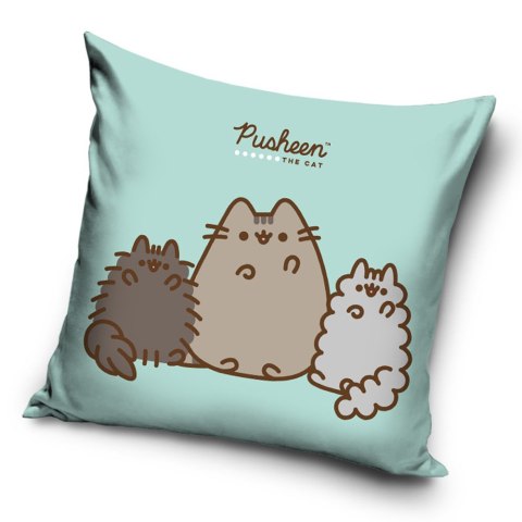 Poszewka poliester 40x40 Pusheen niebieski Poszewka poliester 40x40 Pusheen niebieski