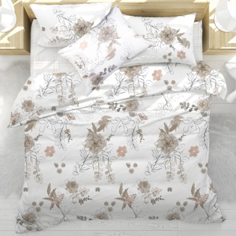 Pościel bawełniana LARIN BROWN/160x200 COTTONLOVE EXCLUSIVE Pościel bawełniana LARIN BROWN/160x200 COTTONLOVE EXCLUSIVE
