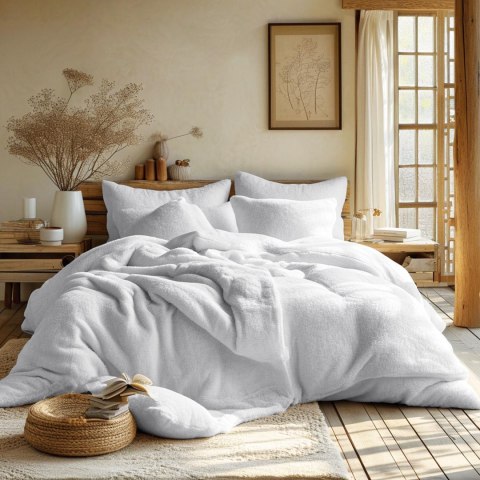 Pościel frotte biały 14/200x220 Pościel frotte biały 14/200x220