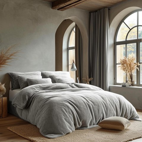 Pościel frotte popiel 34/160x200 Pościel frotte popiel 34/160x200