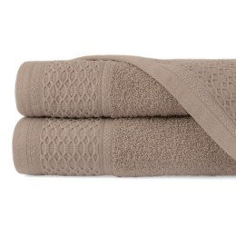 Ręcznik D Bawełna 100% Solano Beż + Ciemny Brąz (P) 2x50x90+2x70x140 kpl.