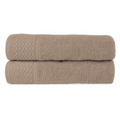 Ręcznik D Bawełna 100% Solano Beż + Czarny (P) 2x50x90+2x70x140 kpl. Ręcznik D Bawełna 100% Solano Beż + Czarny (P) 2x50x90+2x70x140 kpl.