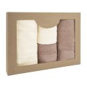 Ręcznik D Bawełna 100% Solano Ecru + Beż (P) 2x50x90+2x70x140 kpl. Ręcznik D Bawełna 100% Solano Ecru + Beż (P) 2x50x90+2x70x140 kpl.