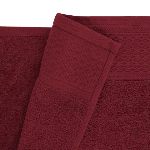 Ręcznik D Bawełna 100% Solano Ecru + Bordo (P) 2x30x50+2x50x90+2x70x140 kpl. Ręcznik D Bawełna 100% Solano Ecru + Bordo (P) 2x30x50+2x50x90+2x70x140 kpl.