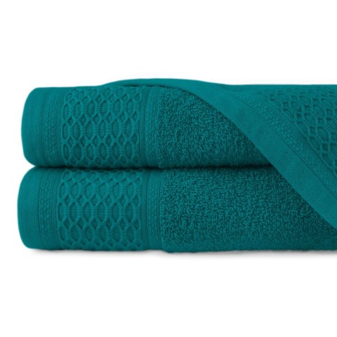 Ręcznik D Bawełna 100% Solano Ecru + Ciemny Turkus (P) 2x50x90+2x70x140 kpl. Ręcznik D Bawełna 100% Solano Ecru + Ciemny Turkus (P) 2x50x90+2x70x140 kpl.