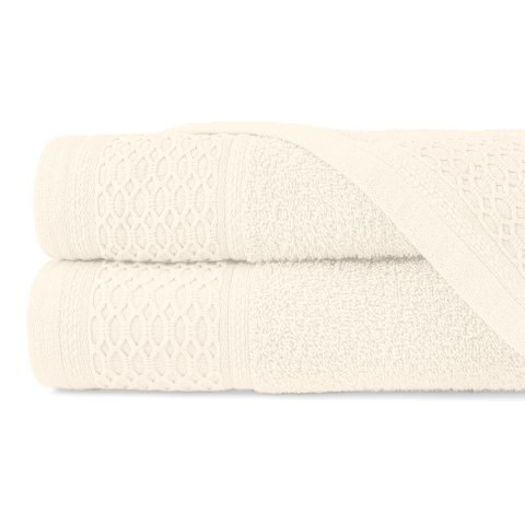 Ręcznik D Bawełna 100% Solano Ecru + Granat (P) 2x50x90+2x70x140 kpl. Ręcznik D Bawełna 100% Solano Ecru + Granat (P) 2x50x90+2x70x140 kpl.