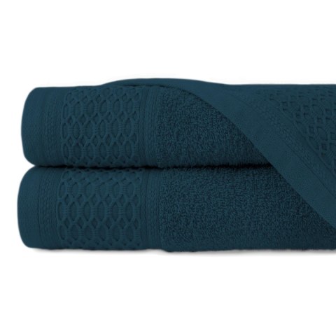 Ręcznik D Bawełna 100% Solano Ecru + Granat (P) 2x50x90+2x70x140 kpl. Ręcznik D Bawełna 100% Solano Ecru + Granat (P) 2x50x90+2x70x140 kpl.