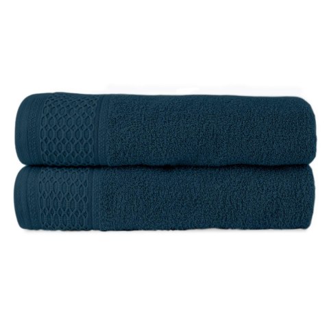 Ręcznik D Bawełna 100% Solano Ecru + Granat (P) 2x50x90+2x70x140 kpl. Ręcznik D Bawełna 100% Solano Ecru + Granat (P) 2x50x90+2x70x140 kpl.