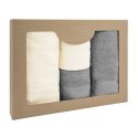 Ręcznik D Bawełna 100% Solano Ecru + Jasny Popiel (P) 2x50x90+2x70x140 kpl. Ręcznik D Bawełna 100% Solano Ecru + Jasny Popiel (P) 2x50x90+2x70x140 kpl.