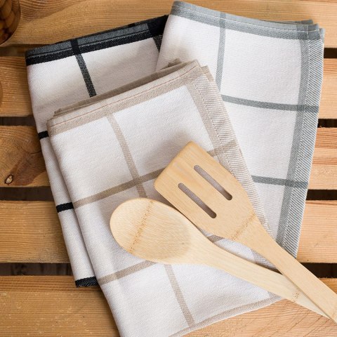 KRATKA Ścierka kuchenna, rozmiar 50x70cm, kolor beżowy 002 (1szt) KRATKA Ścierka kuchenna, rozmiar 50x70cm, kolor beżowy 002 (1szt)