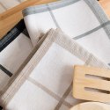 KRATKA Ścierka kuchenna, rozmiar 50x70cm, kolor czarny 007 (1szt) KRATKA Ścierka kuchenna, rozmiar 50x70cm, kolor czarny 007 (1szt)