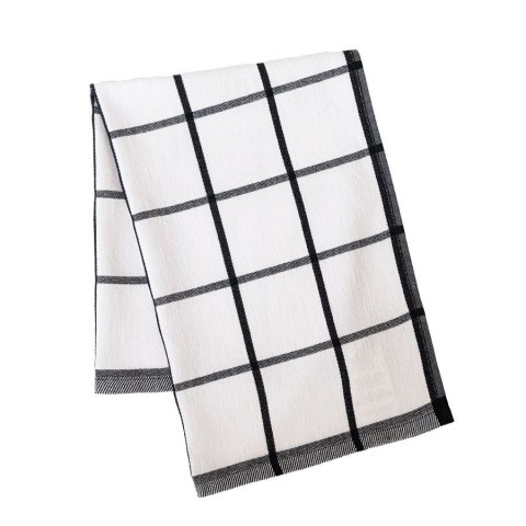 KRATKA Ścierka kuchenna, rozmiar 50x70cm, kolor czarny 007 (1szt) KRATKA Ścierka kuchenna, rozmiar 50x70cm, kolor czarny 007 (1szt)