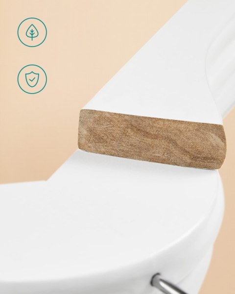 Wieszaki drewno białe 10szt - CRW03W10 Wieszaki drewno białe 10szt - CRW03W10
