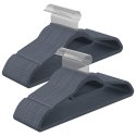 Wieszaki welurowe szare 20szt - CRF20VX Wieszaki welurowe szare 20szt - CRF20VX
